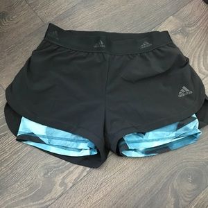 Adidas Shorts with Spandex Under Layer XS